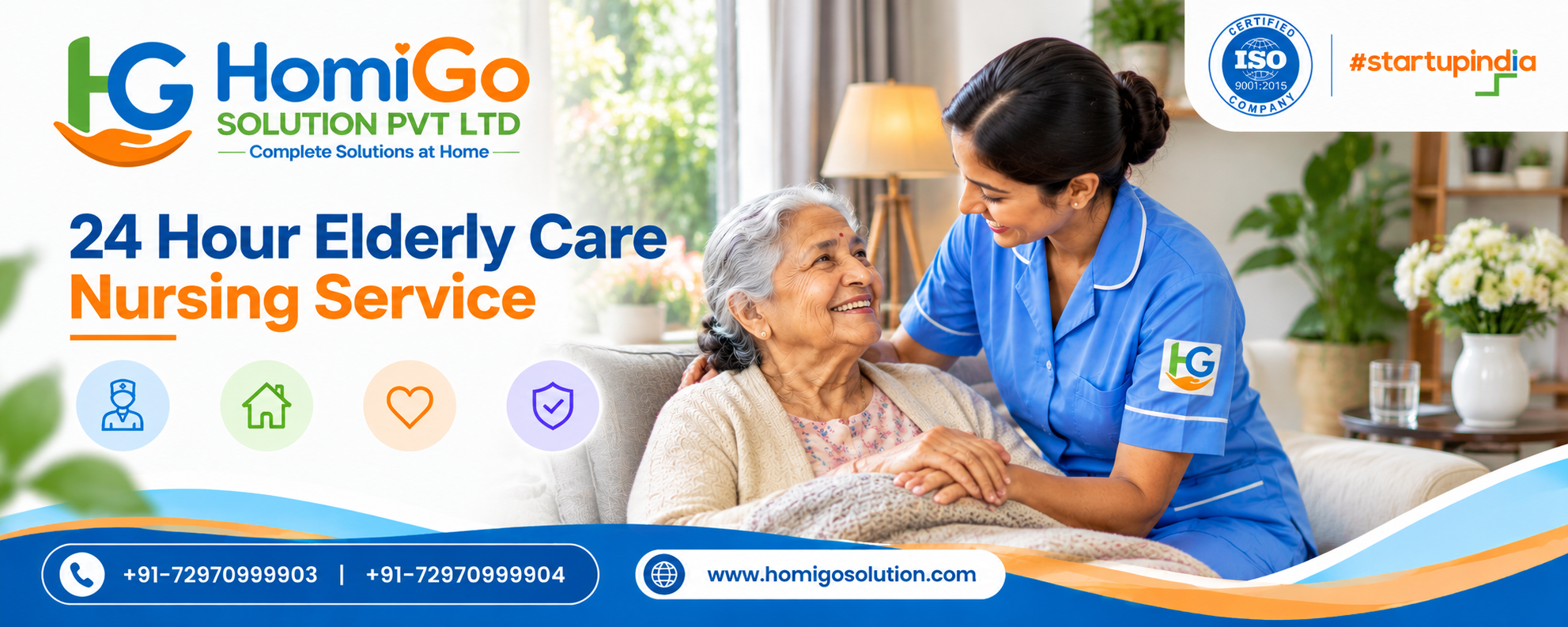 24 Hour Elderly Care Nursing Service at Home | HomiGo Solution Pvt. Ltd.